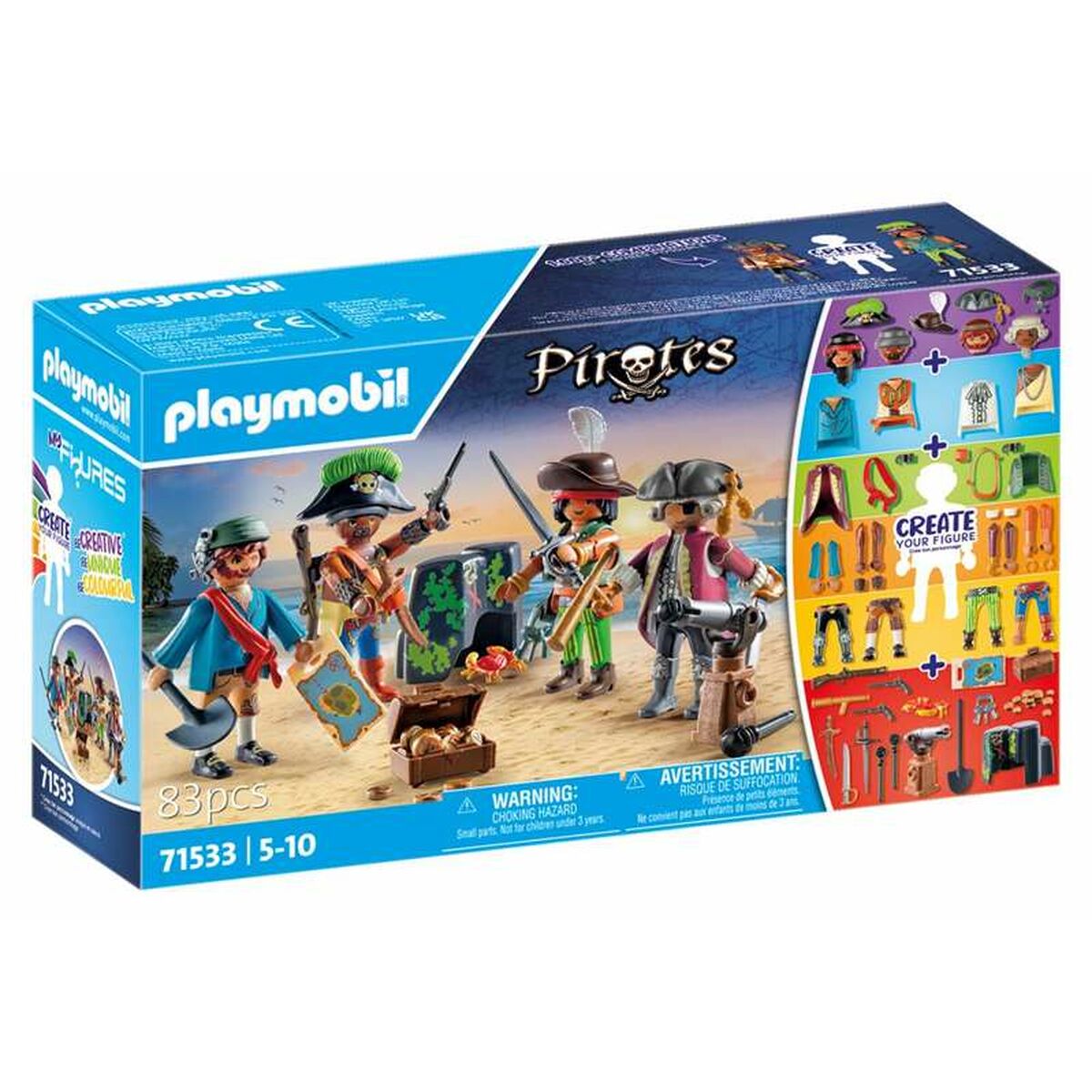 Playset Playmobil Pirates 71533 83 Stücke - Meloni2