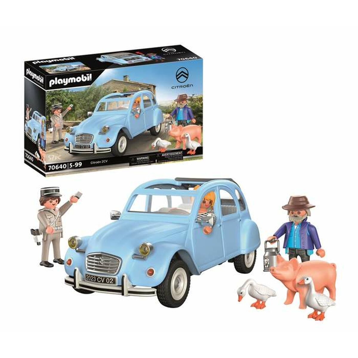 Spielset Fahrzeuge Playmobil Blau Auto 57 Stücke - Meloni2