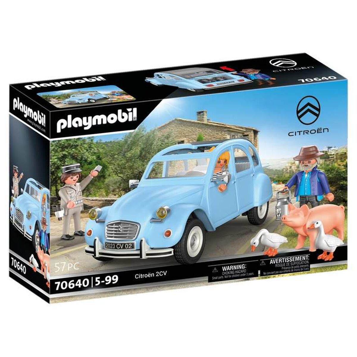Spielset Fahrzeuge Playmobil Blau Auto 57 Stücke - Meloni2