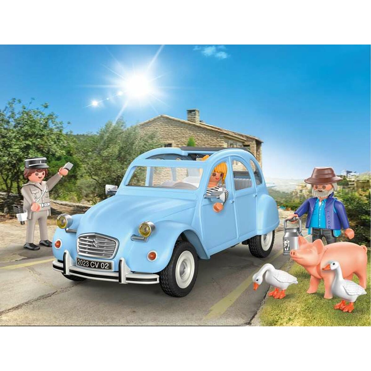 Spielset Fahrzeuge Playmobil Blau Auto 57 Stücke - Meloni2