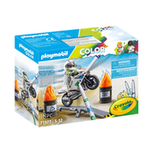 Spielzeug-Set Playmobil Color Motorrad 18 Stücke - Meloni2