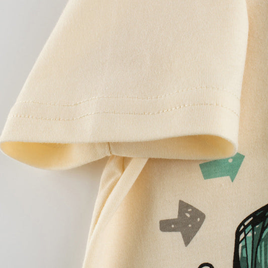 Kurzarm T-Shirt mit Auto - Meloni2