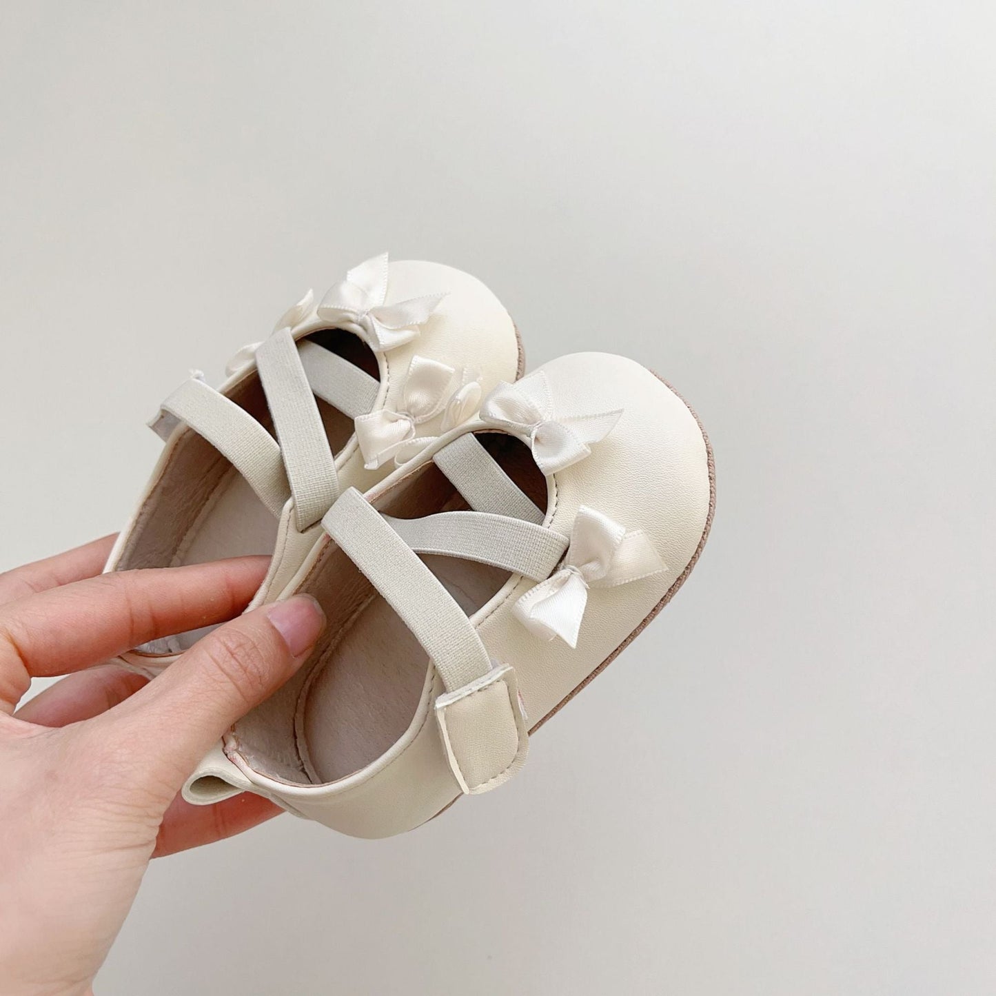 Spring Baby Girl Fashion Butterfly-bows Pattern Toddler Soft-Sole Anti-slip Walking Shoes-2