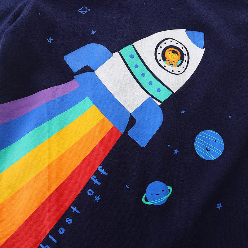 T-Shirt mit Rakete - Meloni2