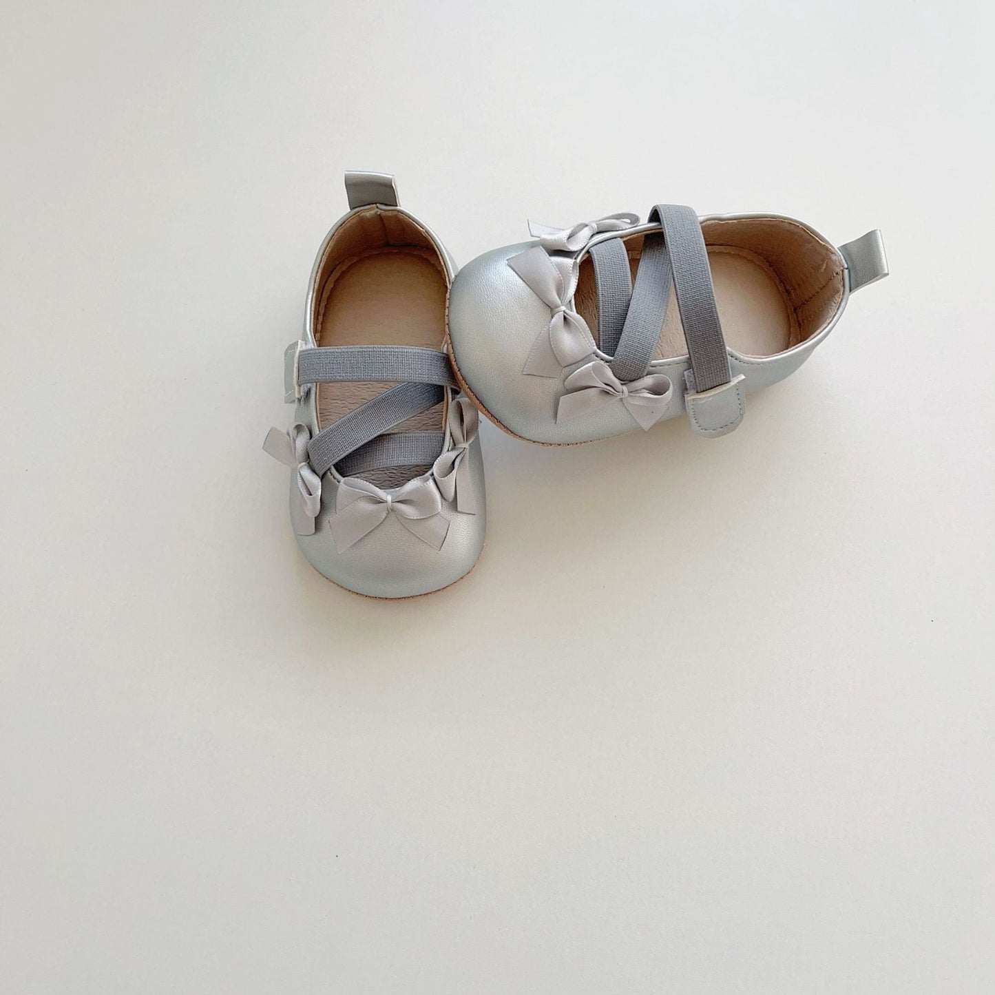 Spring Baby Girl Fashion Butterfly-bows Pattern Toddler Soft-Sole Anti-slip Walking Shoes-5
