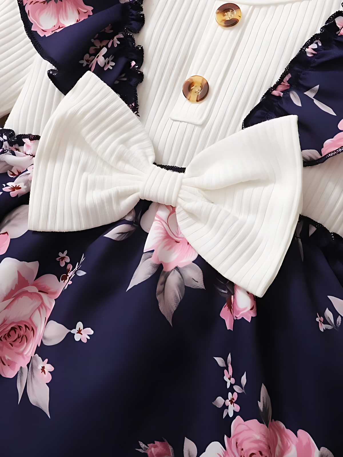 Mädchenkleid mit Blümchen - Meloni2