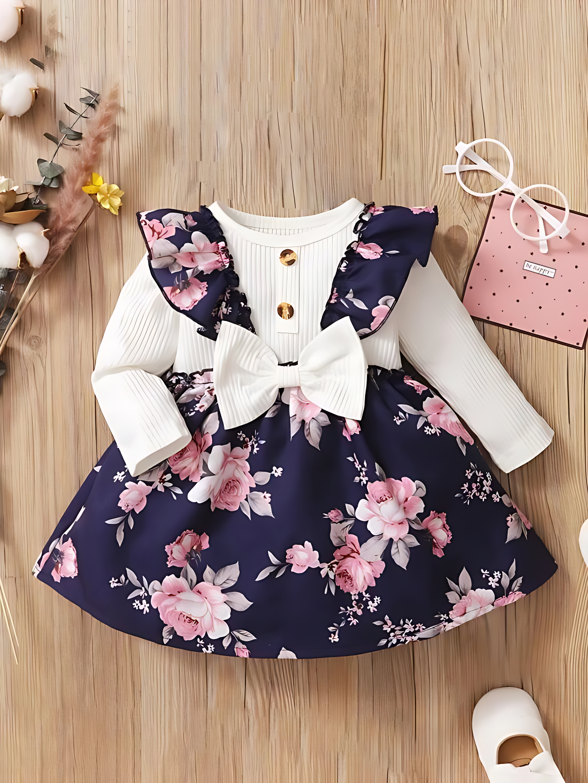 Mädchenkleid mit Blümchen - Meloni2