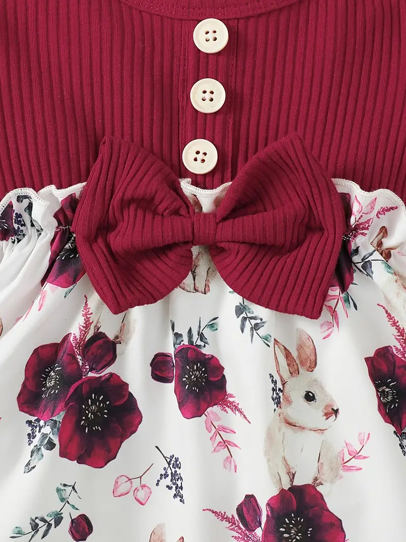 Mädchen Kleid mit Blumen - Meloni2