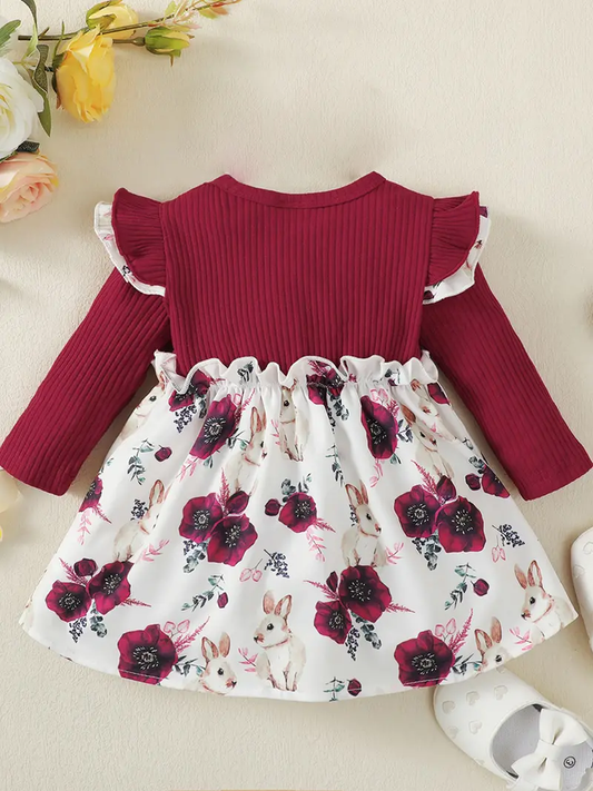 Mädchen Kleid mit Blumen - Meloni2