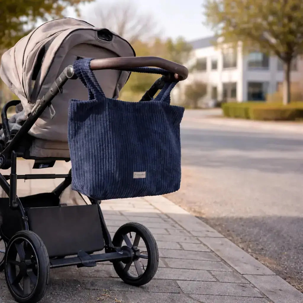 Mom Bag Bouclé – Shopper für den Kinderwagen