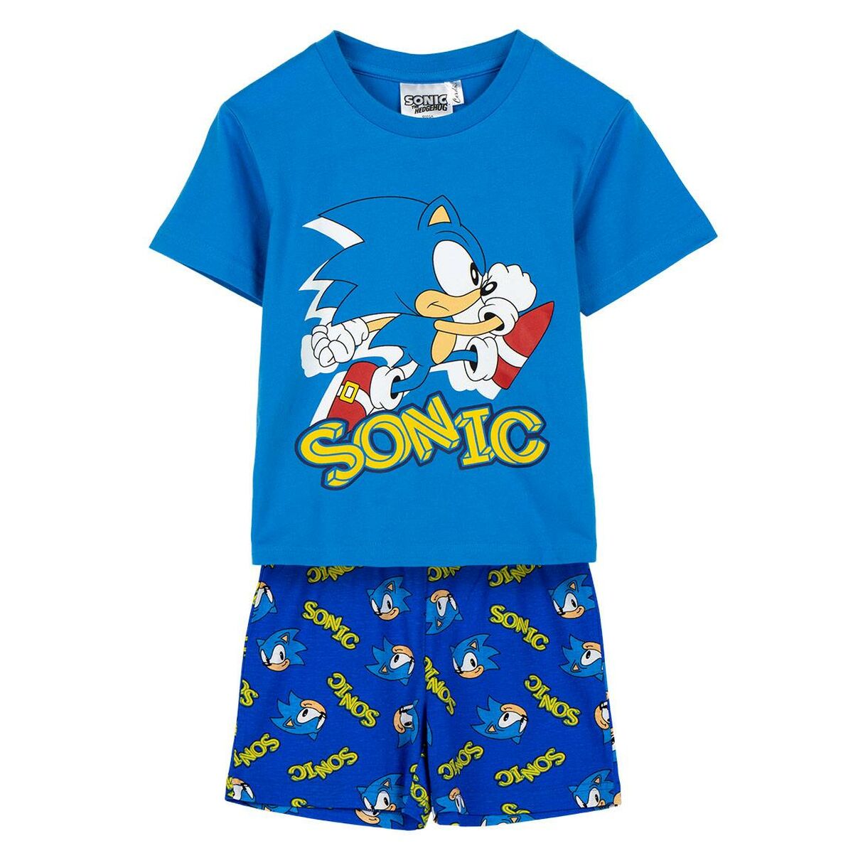 Schlafanzug Für Kinder Sonic Blau - Meloni2