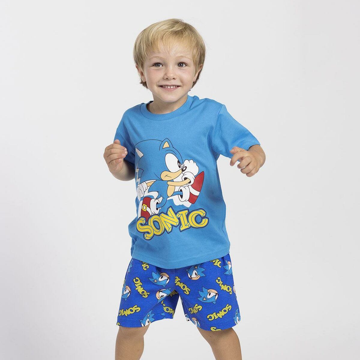 Schlafanzug Für Kinder Sonic Blau - Meloni2