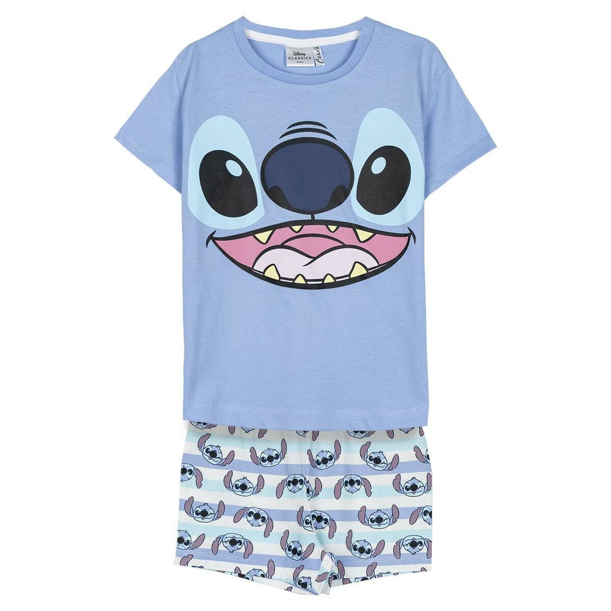 Schlafanzug Für Kinder Stitch Blau - Meloni2