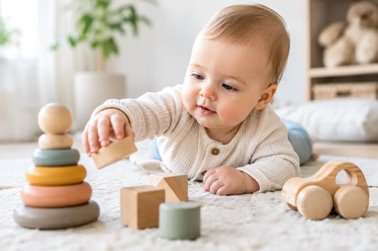 Sind Holzspielzeuge für Babys sicher? Darauf kommt es an