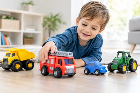 Beliebte Fahrzeuge für Vorschulkinder wählen