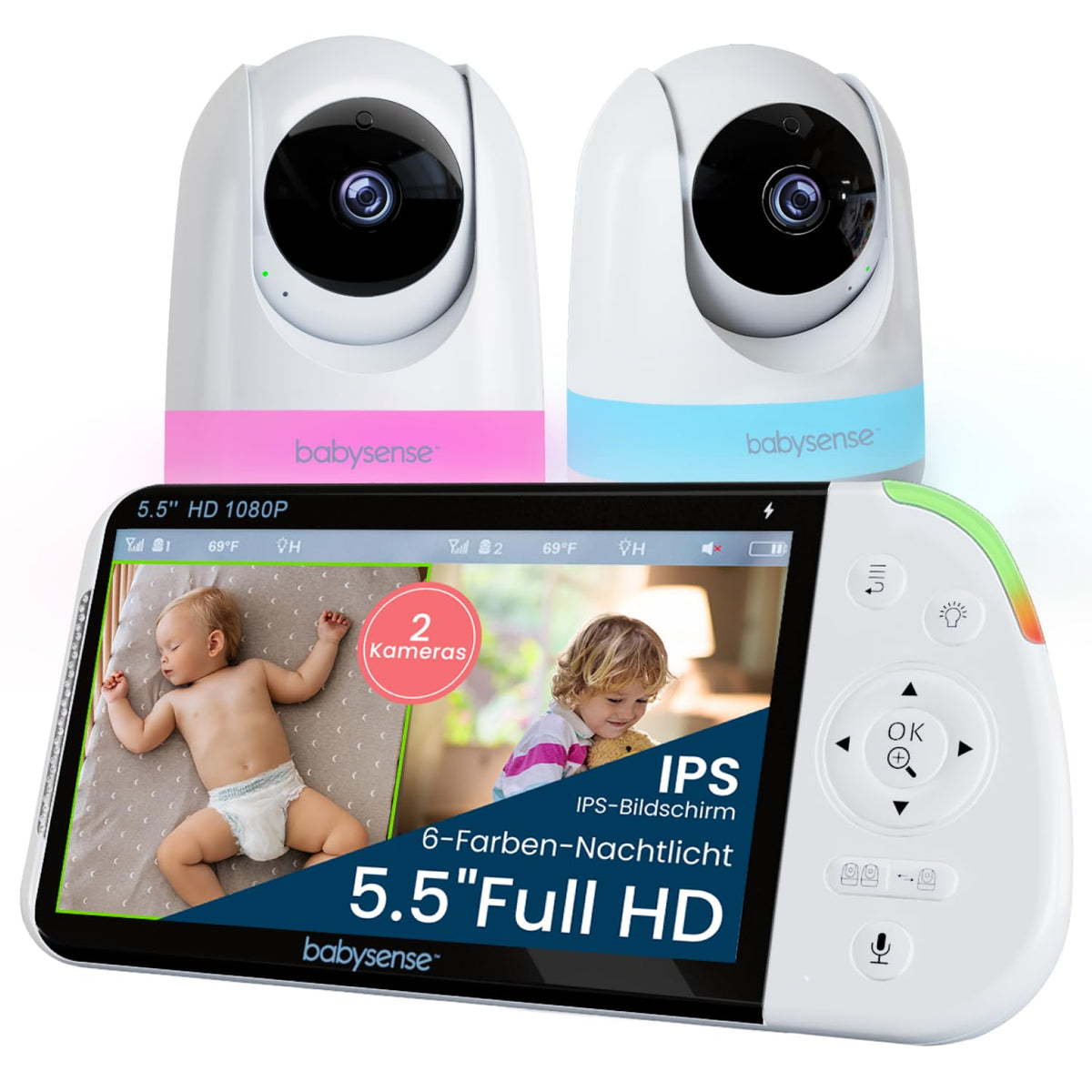 Babyphone und Monitore für sicheres Babymonitoring - mit klarem Ton und stabiler Reichweite für beruhigte Eltern