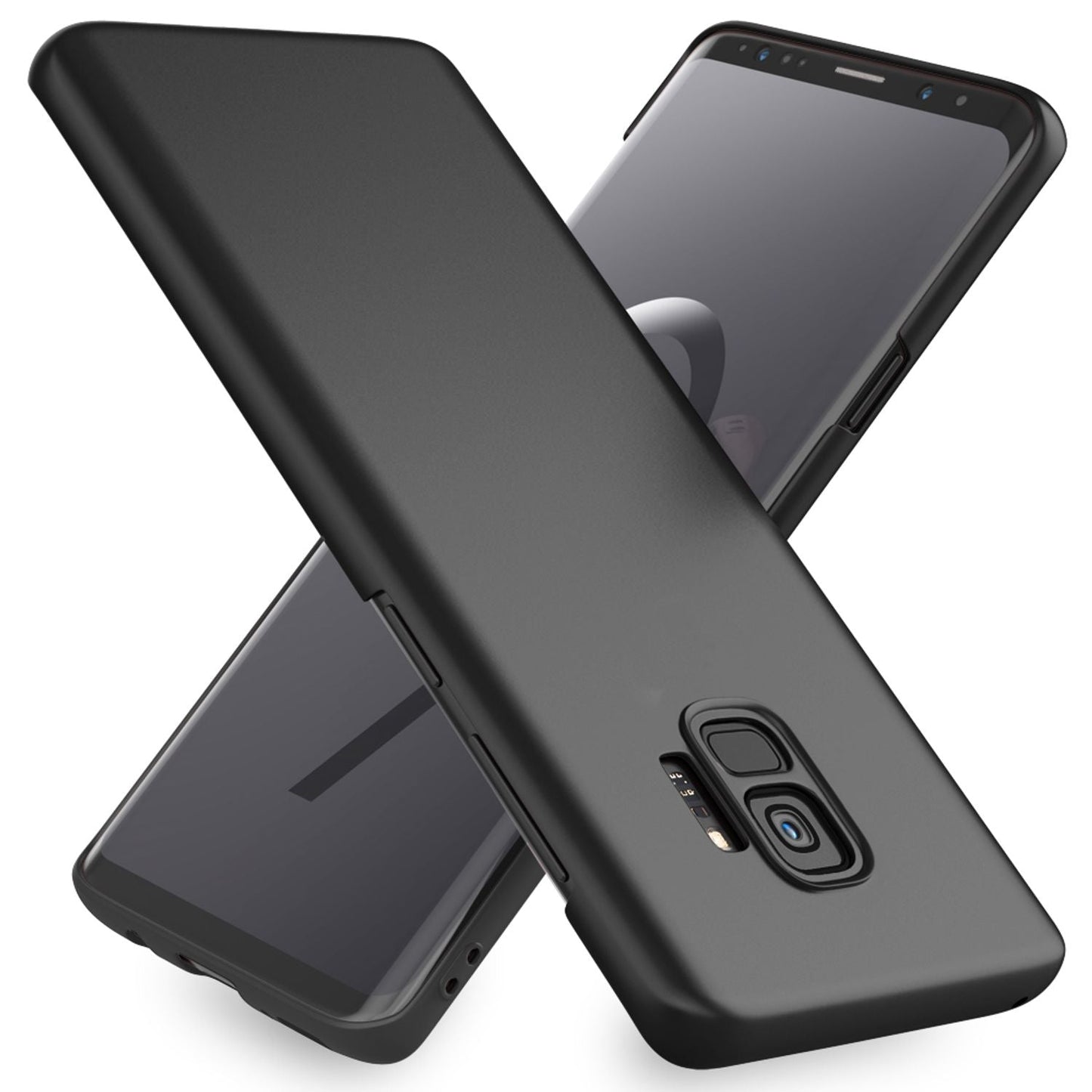 NALIA Ultra Slim Hardcase für Samsung Galaxy S9 – Anti-Fingerabdruck & 0.5mm Dünn – PUREFIT (Matt & Leicht) – Marke aus Berlin
