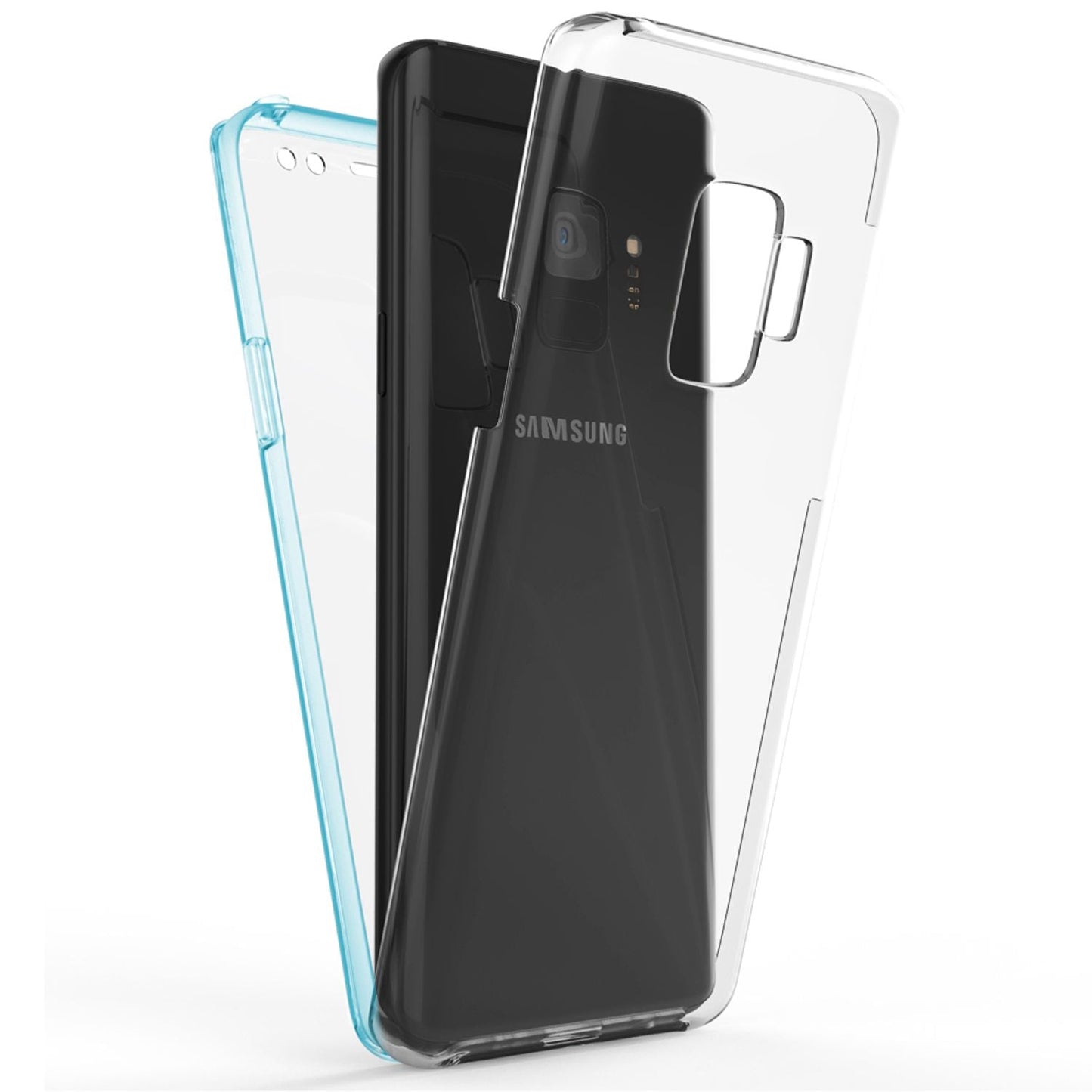 NALIA 360° Hülle für Samsung Galaxy S9 – Vorne & Hinten Schutz – 360GUARD (Full-Body Case) – Marke aus Berlin