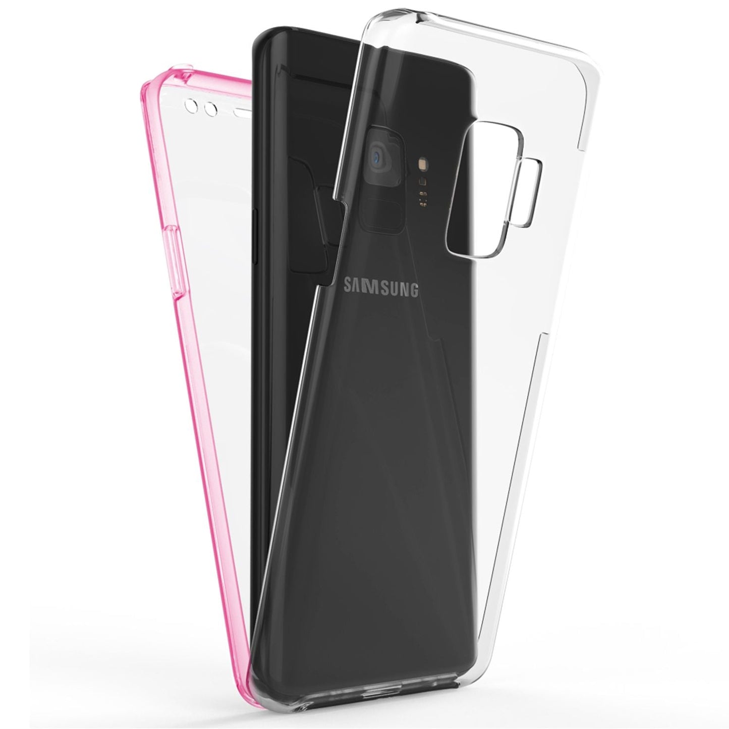 NALIA 360° Hülle für Samsung Galaxy S9 – Vorne & Hinten Schutz – 360GUARD (Full-Body Case) – Marke aus Berlin