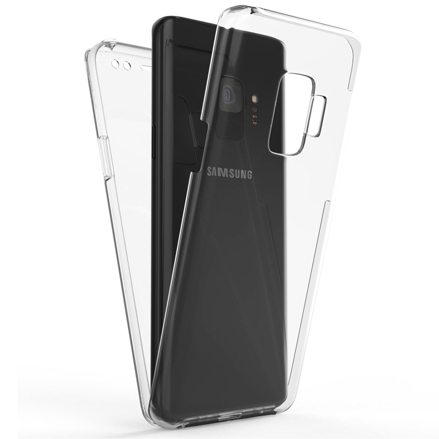 NALIA 360° Hülle für Samsung Galaxy S9 – Vorne & Hinten Schutz – 360GUARD (Full-Body Case) – Marke aus Berlin