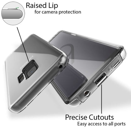 NALIA 360° Hülle für Samsung Galaxy S9 – Vorne & Hinten Schutz – 360GUARD (Full-Body Case) – Marke aus Berlin