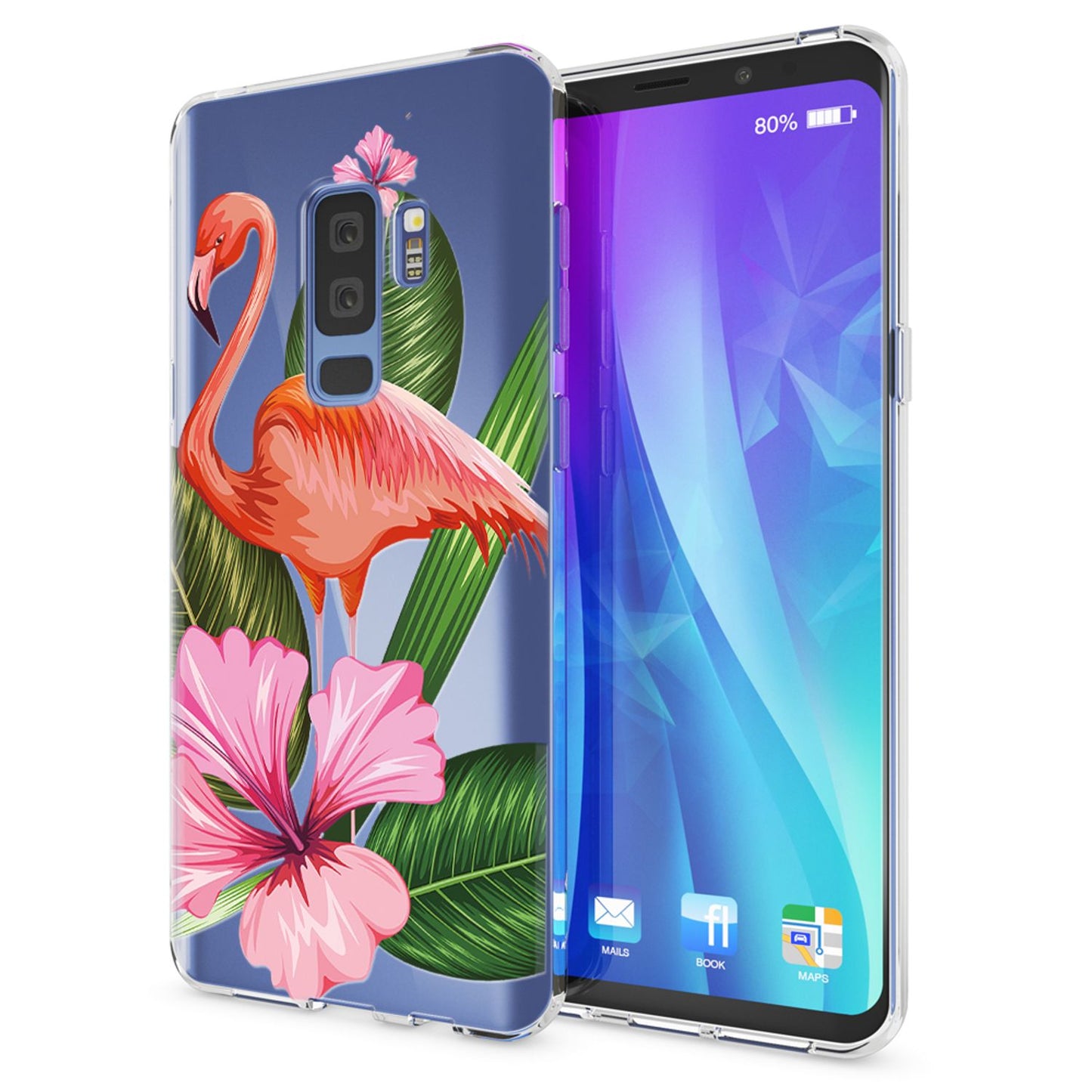 NALIA Handyhülle kompatibel mit Samsung Galaxy S9 Plus, Slim Silikon Motiv Case Crystal Schutzhülle Dünn Durchsichtig, Etui Handy-Tasche Back-Cover Transparent Bumper