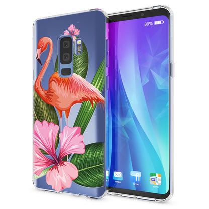 NALIA Handyhülle kompatibel mit Samsung Galaxy S9 Plus, Slim Silikon Motiv Case Crystal Schutzhülle Dünn Durchsichtig, Etui Handy-Tasche Back-Cover Transparent Bumper