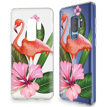 NALIA Handyhülle kompatibel mit Samsung Galaxy S9 Plus, Slim Silikon Motiv Case Crystal Schutzhülle Dünn Durchsichtig, Etui Handy-Tasche Back-Cover Transparent Bumper