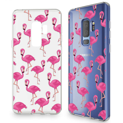 NALIA Handyhülle kompatibel mit Samsung Galaxy S9 Plus, Slim Silikon Motiv Case Crystal Schutzhülle Dünn Durchsichtig, Etui Handy-Tasche Back-Cover Transparent Bumper