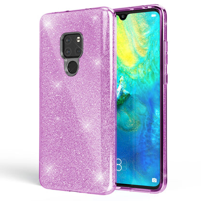 NALIA Glitzerhülle für Huawei Mate 20 – Funkelnder Glitzer-Look & Grip – SHINEPOP (Silikon Case) – Marke aus Berlin