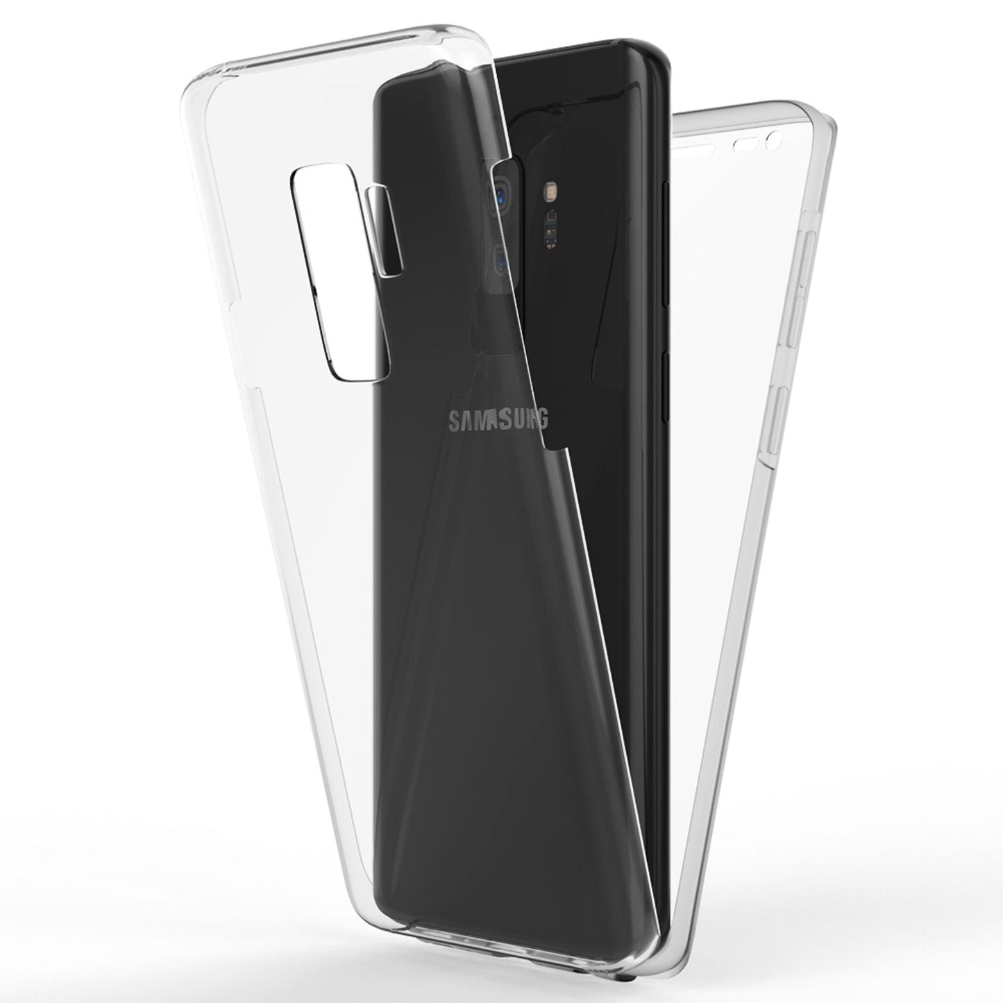 NALIA 360° Hülle für Samsung Galaxy S9 Plus – Vorne & Hinten Schutz – 360GUARD (Full-Body Case) – Marke aus Berlin