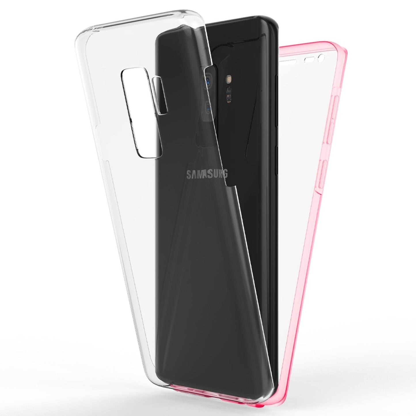 NALIA 360° Hülle für Samsung Galaxy S9 Plus – Vorne & Hinten Schutz – 360GUARD (Full-Body Case) – Marke aus Berlin