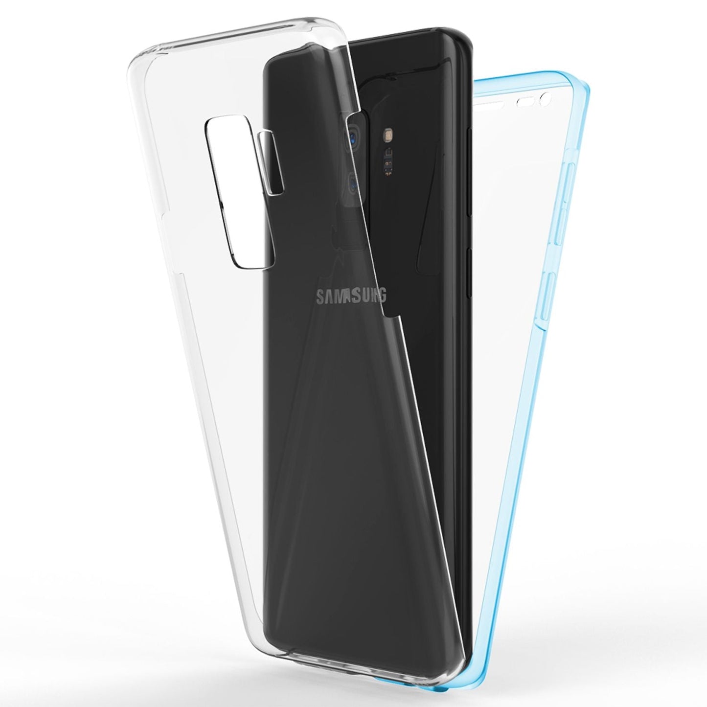 NALIA 360° Hülle für Samsung Galaxy S9 Plus – Vorne & Hinten Schutz – 360GUARD (Full-Body Case) – Marke aus Berlin