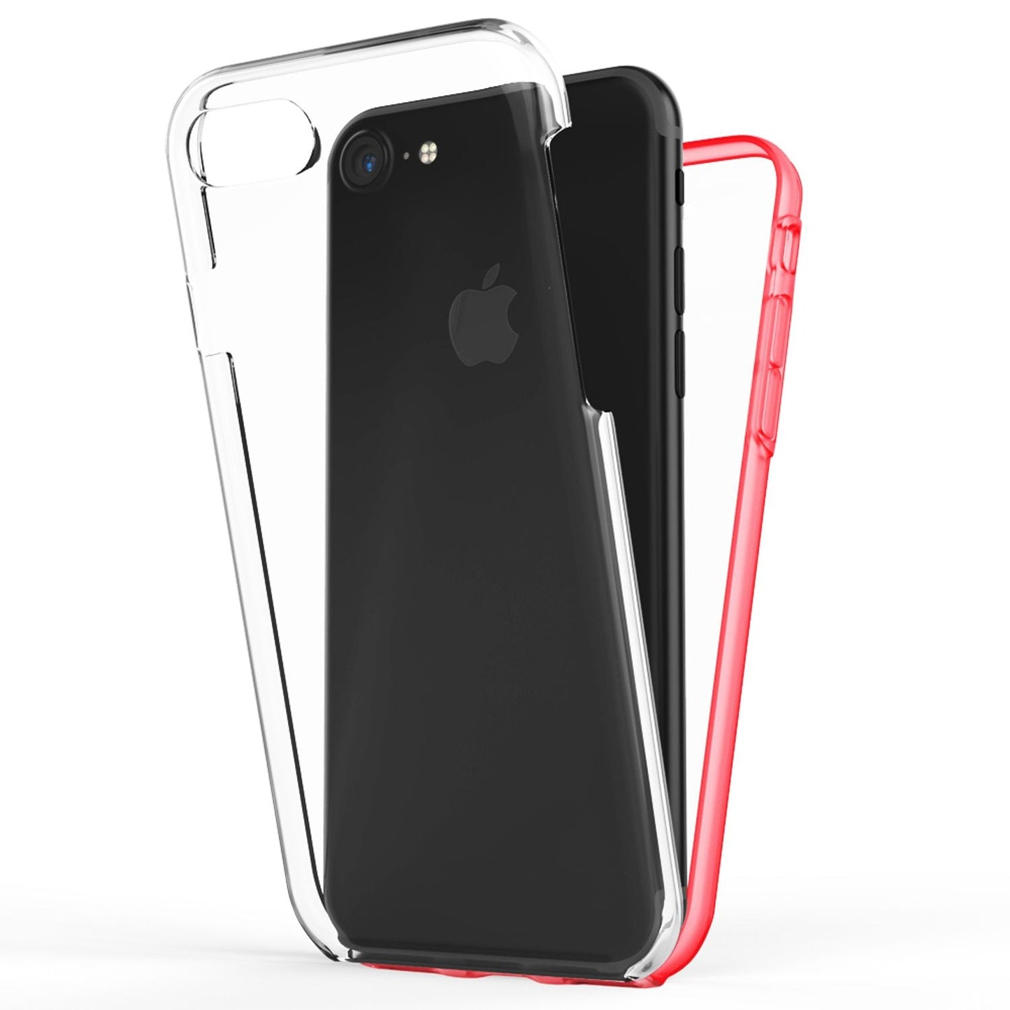 NALIA 360° Hülle für iPhone 7 / 8 / SE 2020 / SE 2022 – Vorne & Hinten Schutz – 360GUARD (Full-Body Case) – Marke aus Berlin