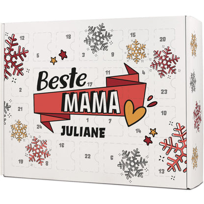 Personalisierter DIY Adventskalender mit Beste/Bester Design zum selbst Befüllen