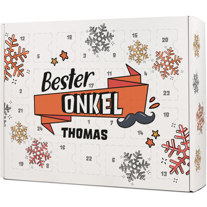 Personalisierter DIY Adventskalender mit Beste/Bester Design zum selbst Befüllen