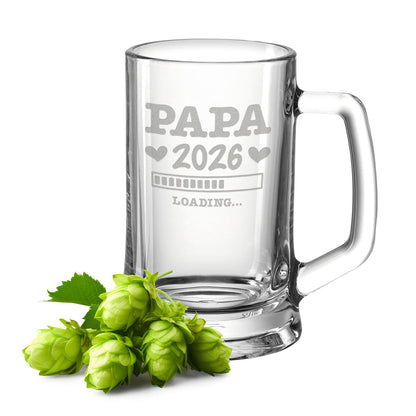 Montana Bierkrug mit Gravur "Papa Loading"