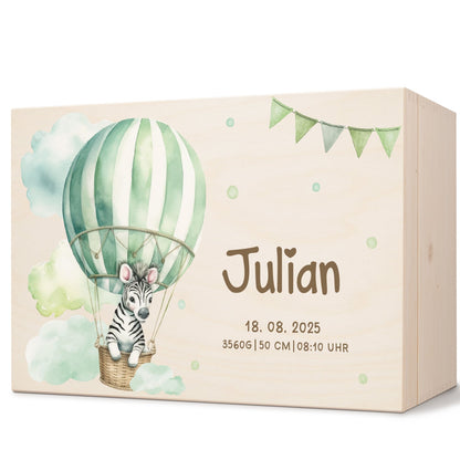 Erinnerungskiste für Kinder mit UV-Druck - Ballon
