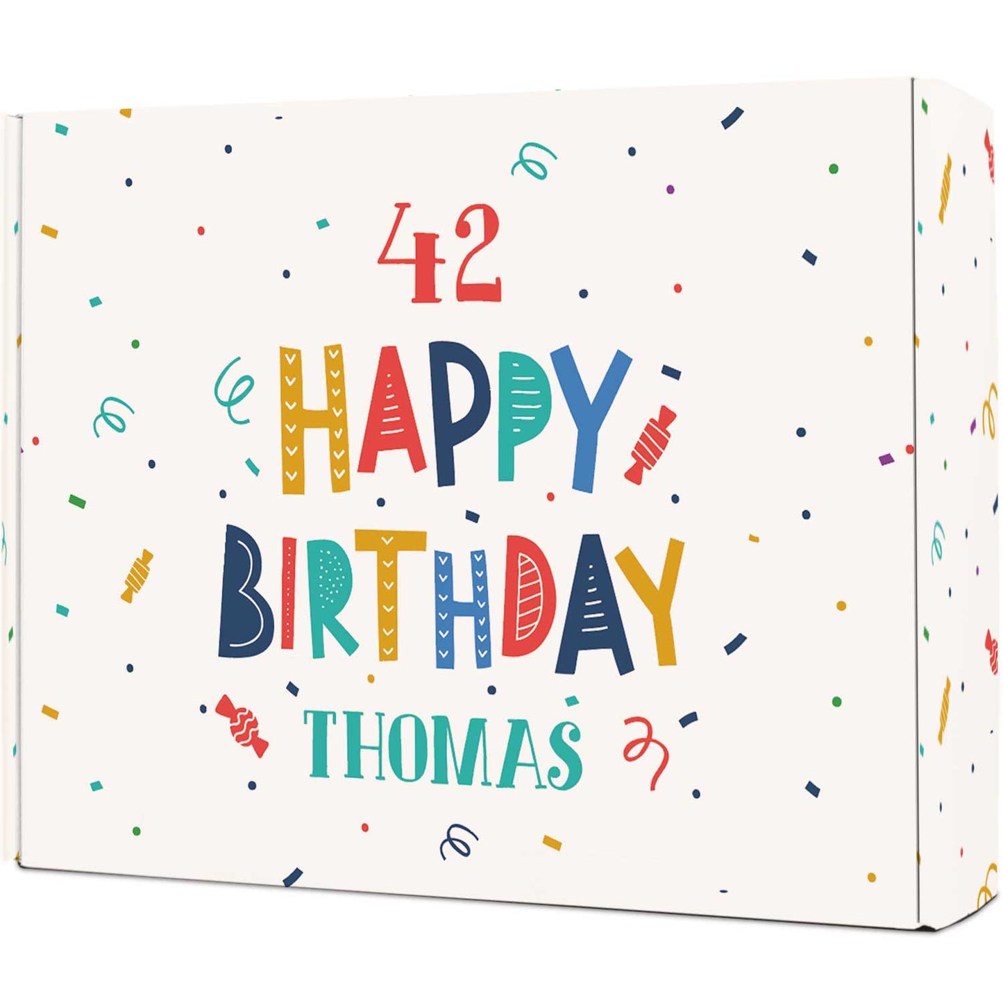 Personalisierte DIY Geschenkbox - Konfetti mit Wunschtext