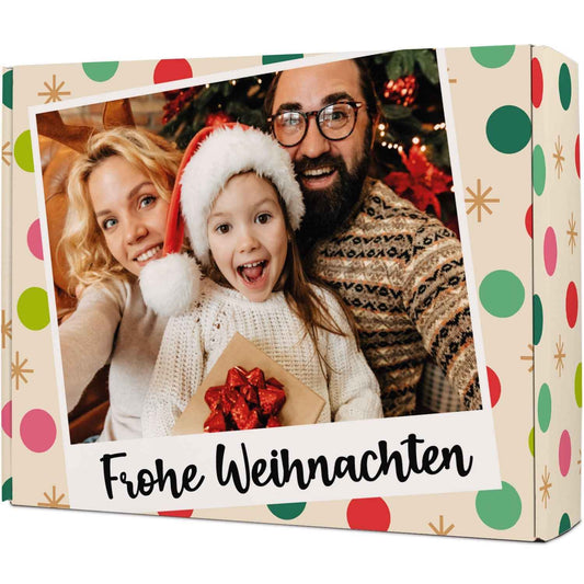Personalisierte DIY Geschenkbox mit Retro Foto Design