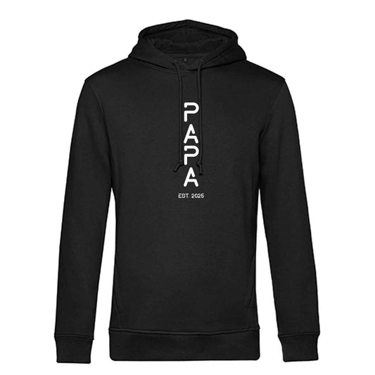 Personalisierter Hoodie für Herren - PAPA EST. Space