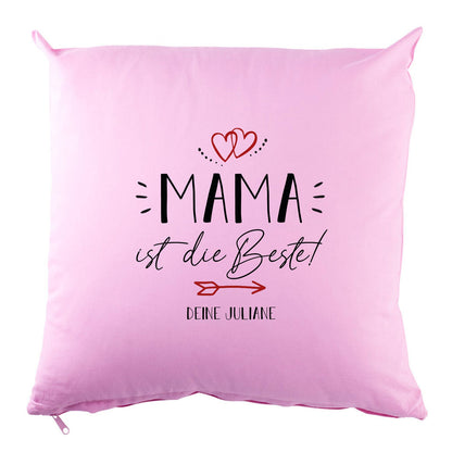 Personalisiertes Kissen mit Motiv - Mama ist die Beste
