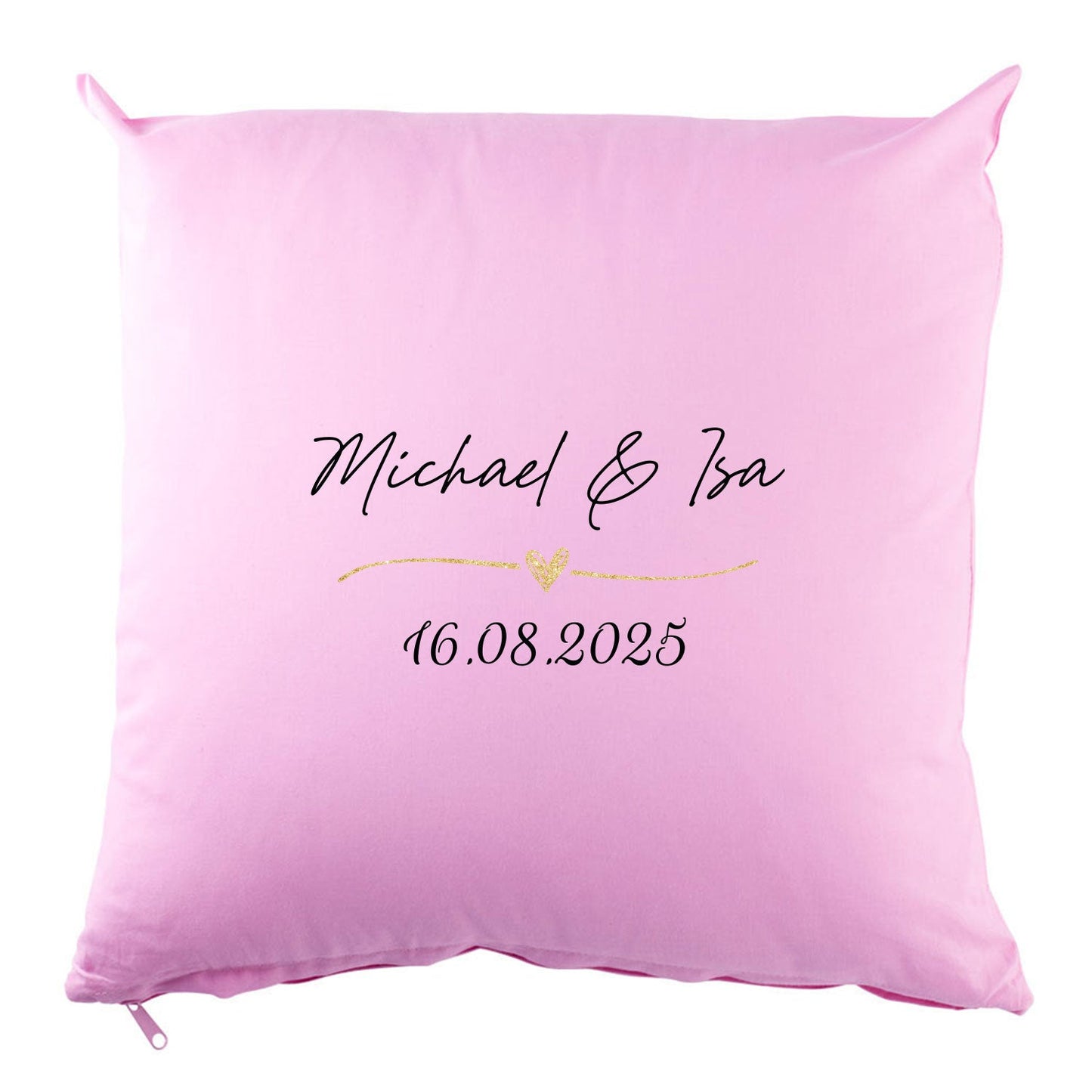 Personalisiertes Kissen mit Motiv - Wedding Love