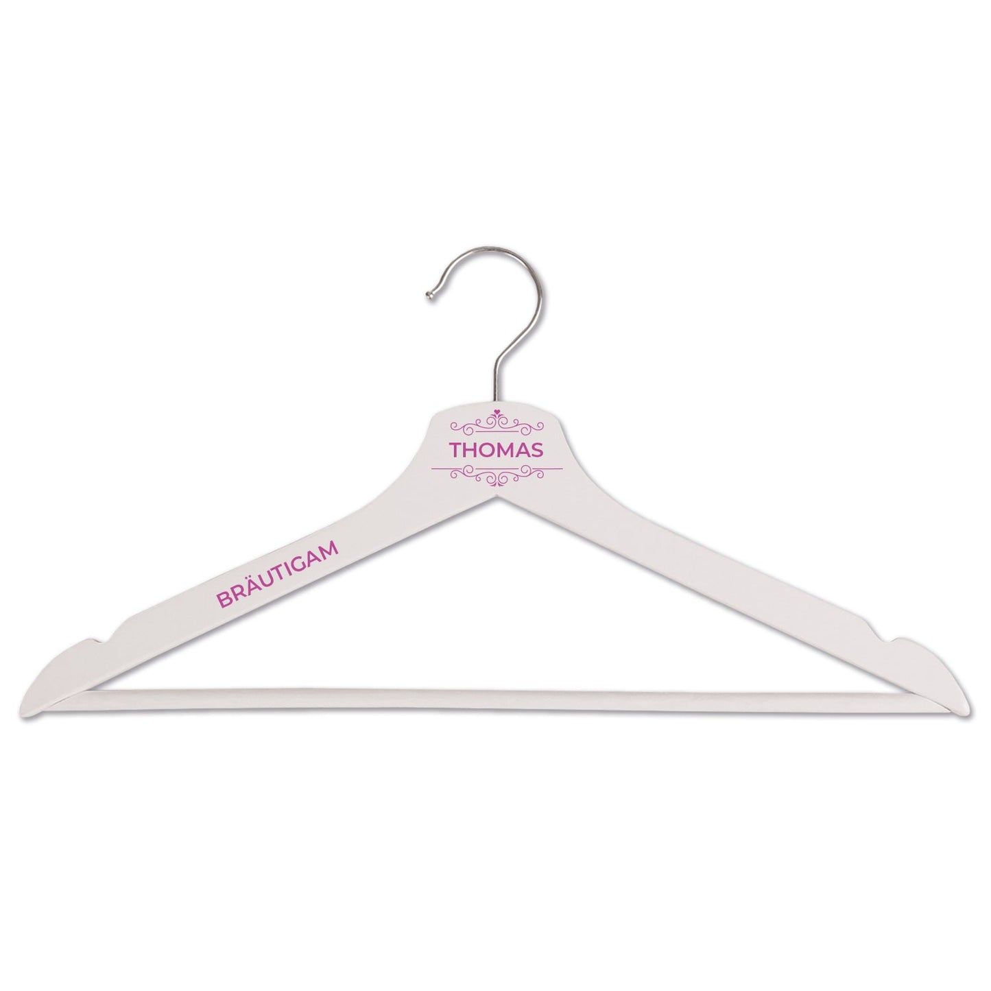 Personalisierter Kleiderbügel - Hochzeit Ranken
