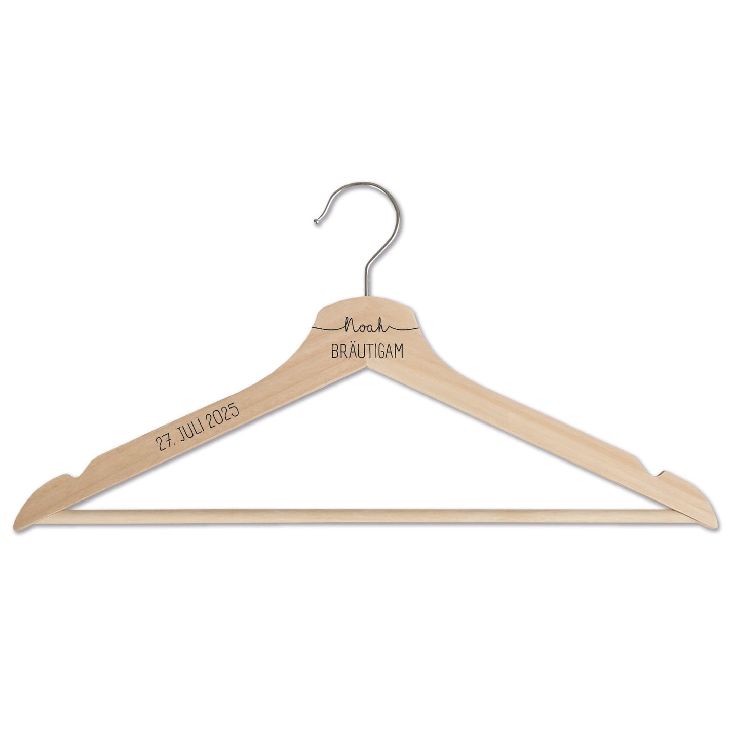 Personalisierter Kleiderbügel - Hochzeit Namen