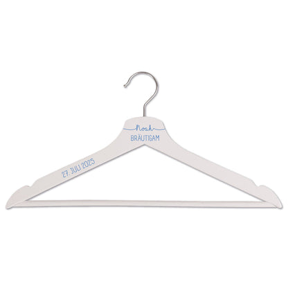 Personalisierter Kleiderbügel - Hochzeit Namen