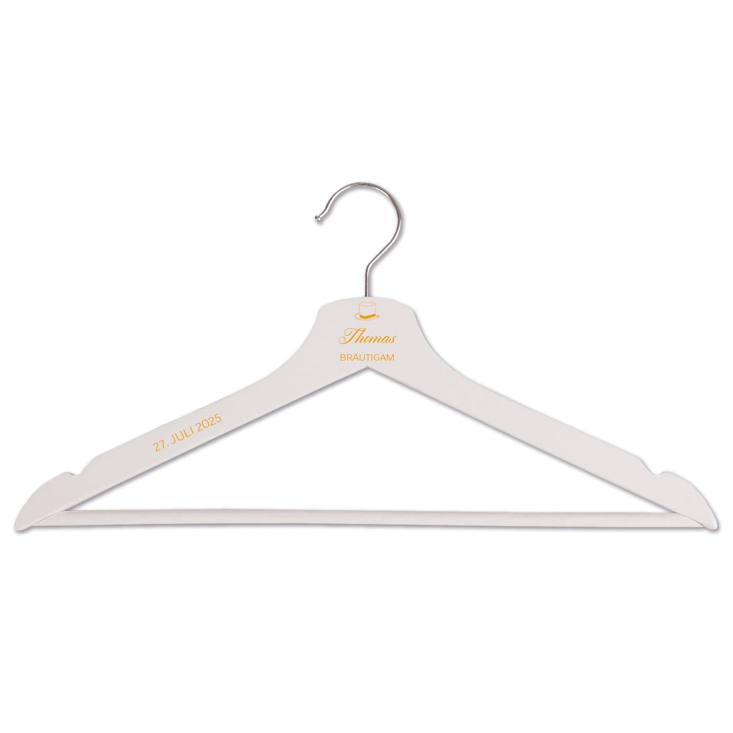 Personalisierter Kleiderbügel - Hochzeit Symbole