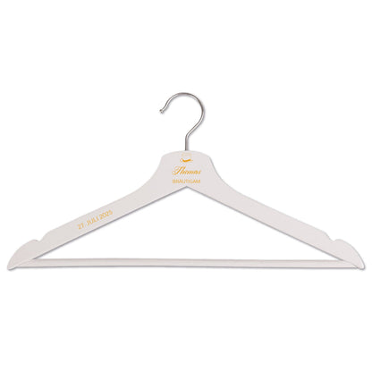 Personalisierter Kleiderbügel - Hochzeit Symbole