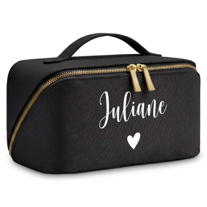 Personalisierte eckige Kosmetiktasche mit Name für Kosmetik & MakeUp