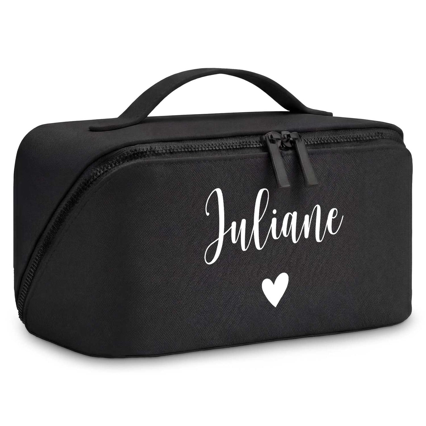 Personalisierte eckige Kosmetiktasche mit Name für Kosmetik & MakeUp